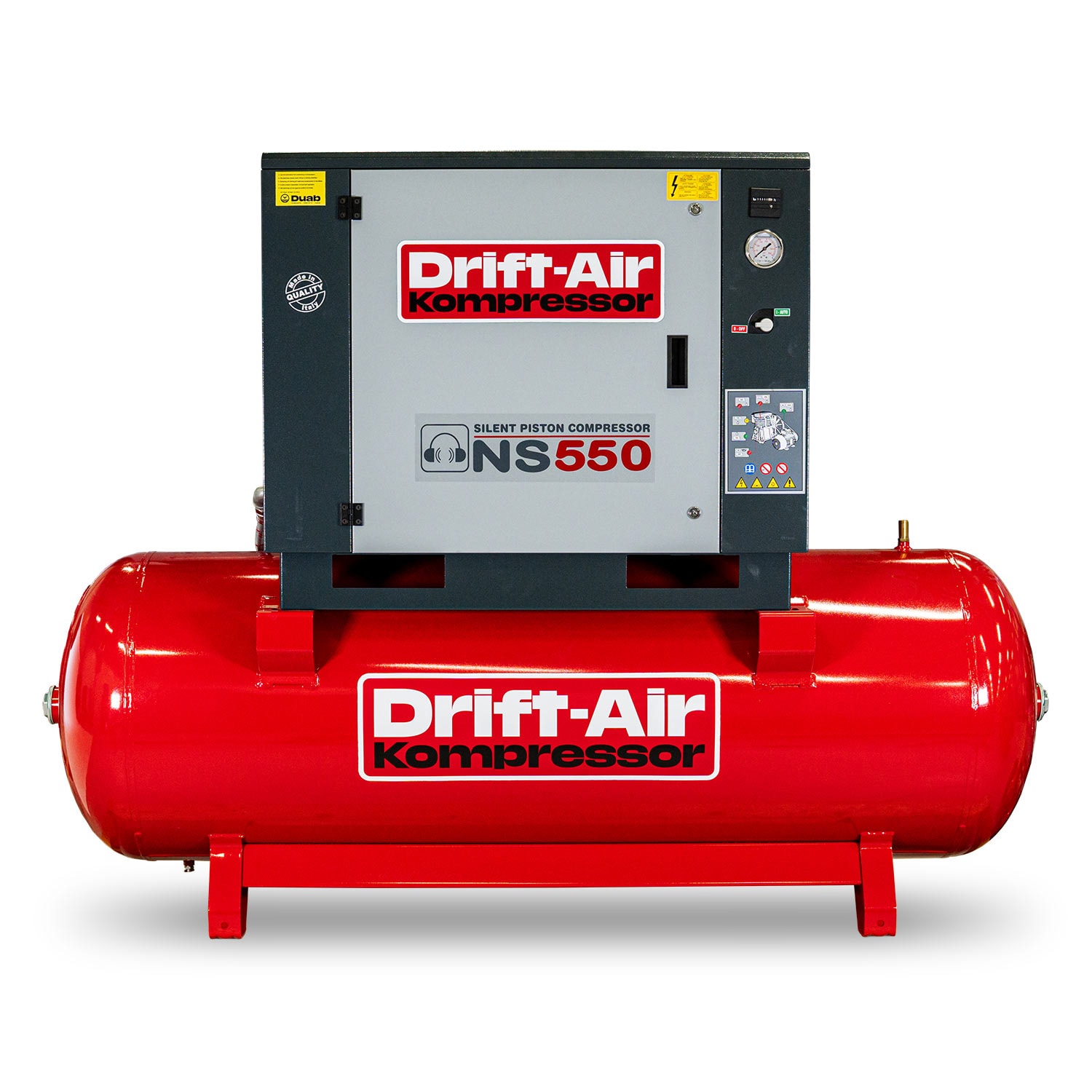 Drift Air Kompressor Ljudisolerad 5 5 Hk 500 L 495 L Min 400 V 15 Bar