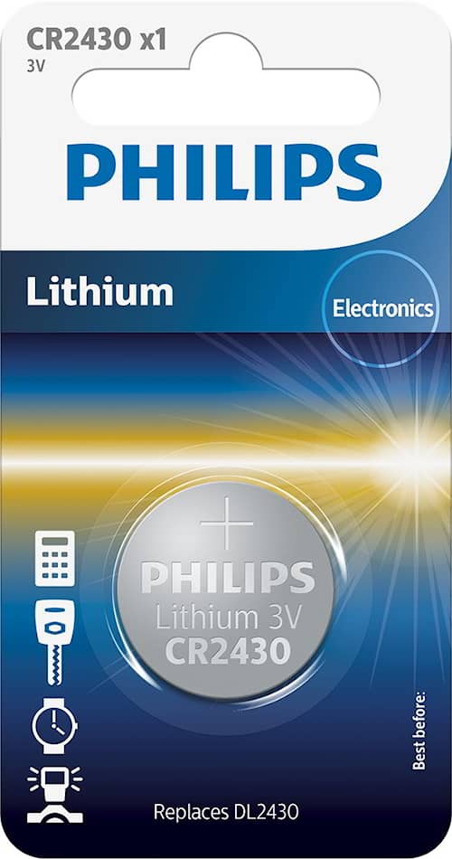 Philips battericelle litium CR2430
