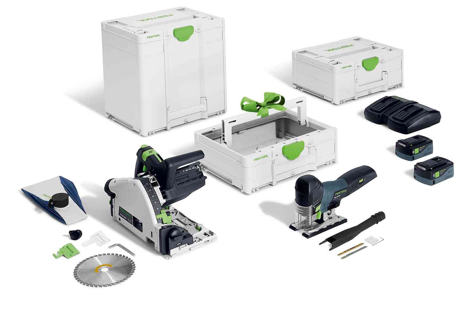 Festool 18V Kombokit Sågning TSC 55 K/PSC 420/TB M137 -