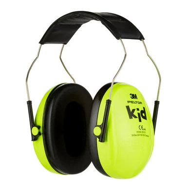 3M™ Peltor™ Øreklokker for barn H510AK, neongrønn (87-98 dB)