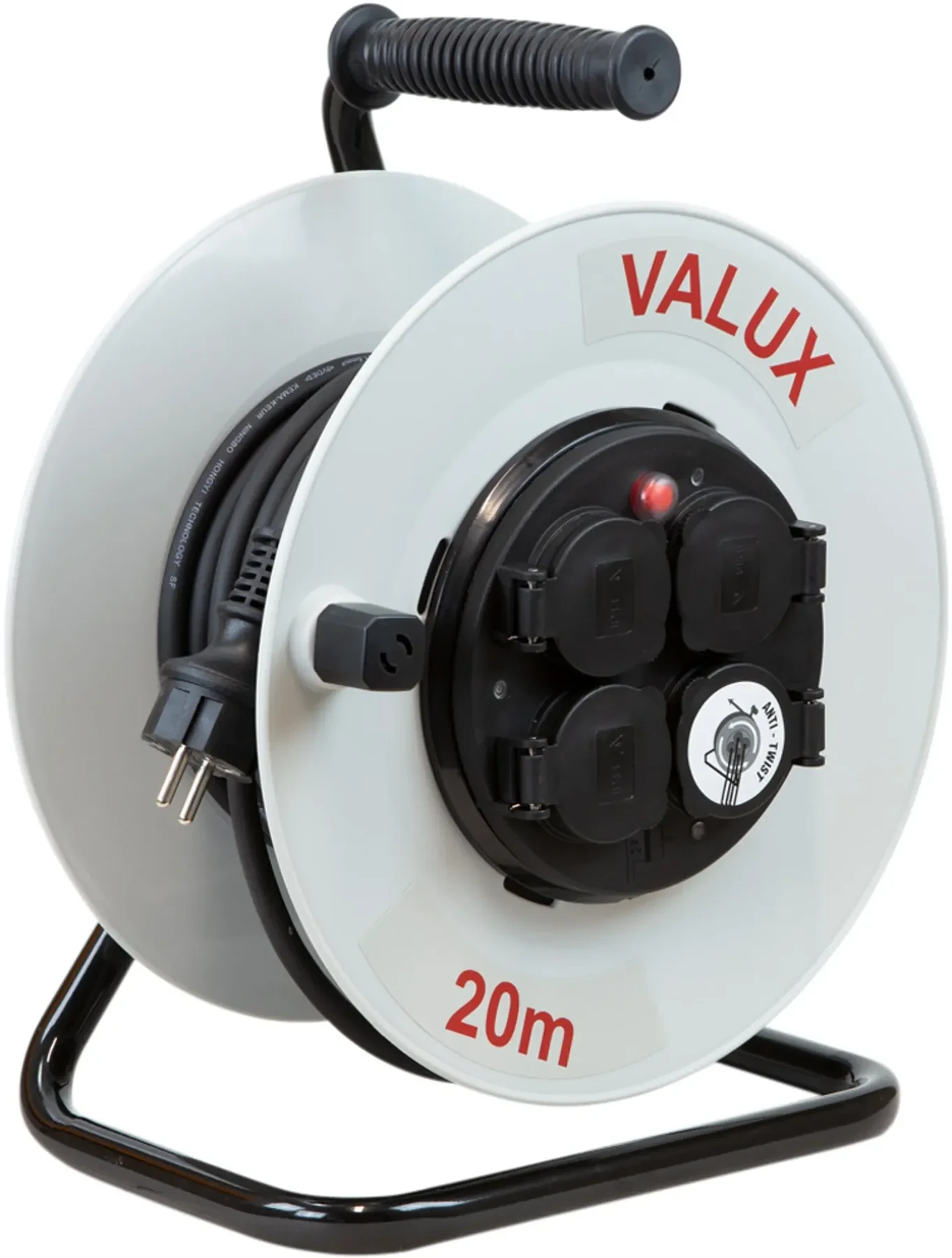 Kabelvinda 20MH05RR-F 3G1,5 Fastcentrum IP44 Petskydd