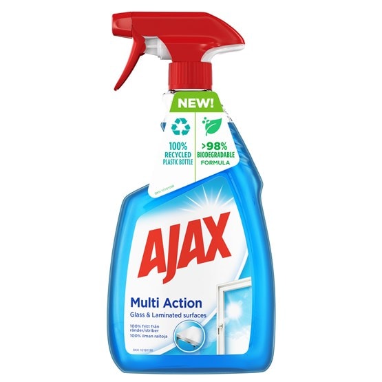 Ajax Glasputs Triple Action Spray 750ml