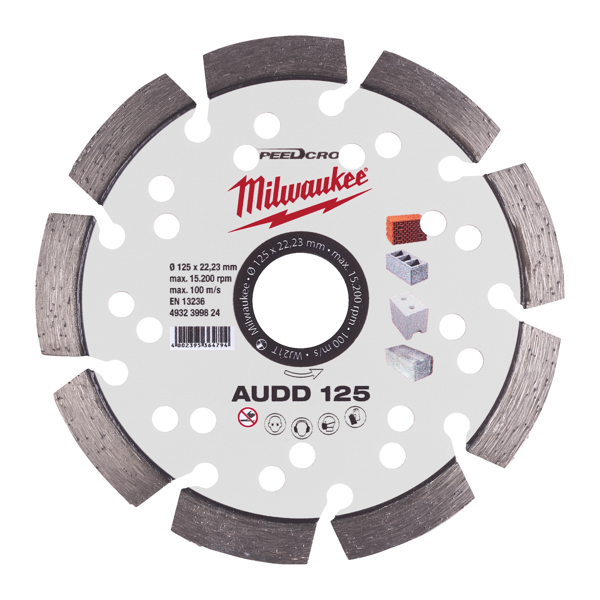 Milwaukee Diamantskiva AUDD