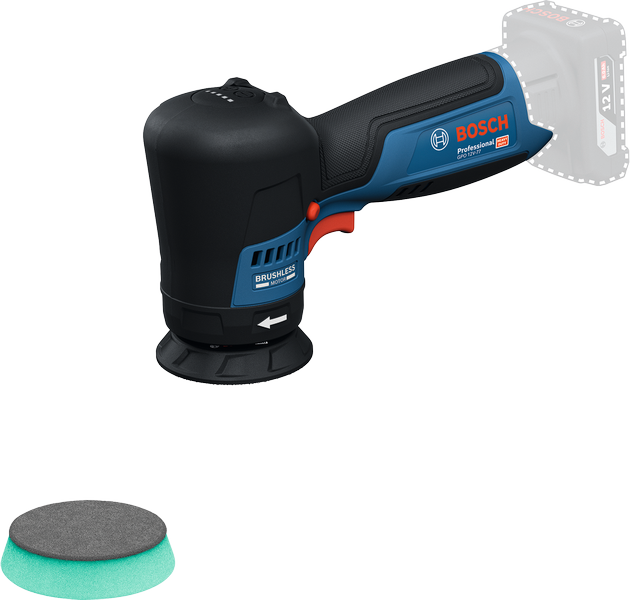 Bosch Polermaskin GPO 12V-77 utan batteri & laddare