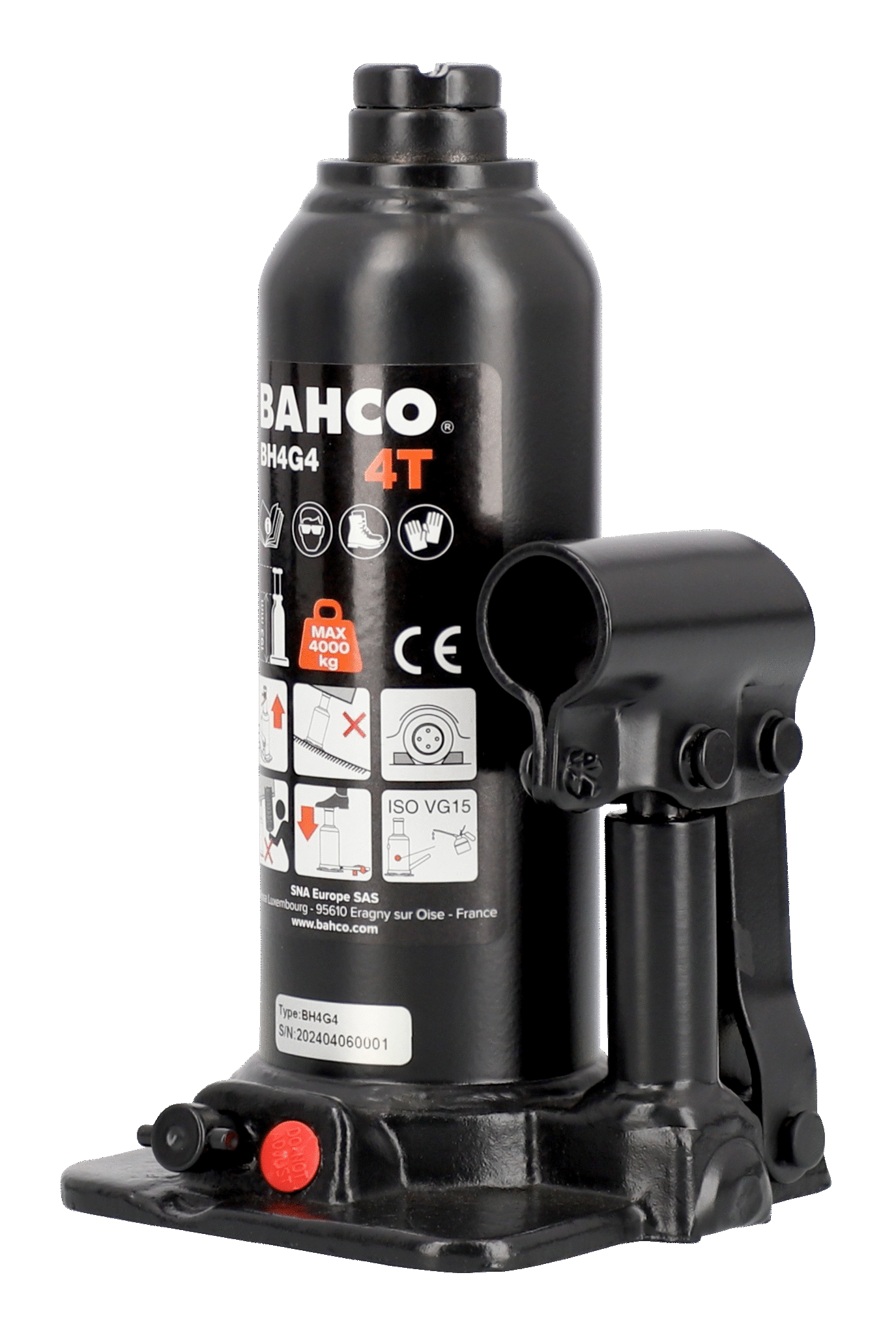 Bahco søylejekk BH4G4 4 tonn, utleie