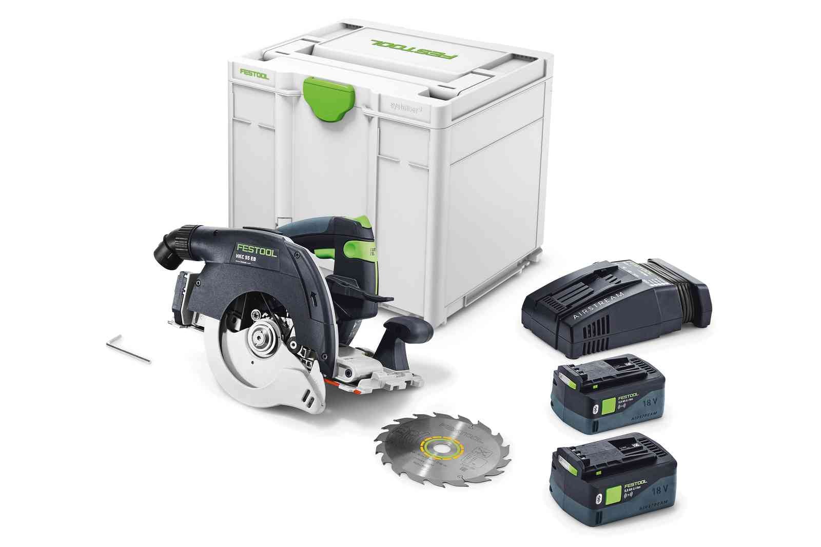 Festool Cirkelsåg 18 V HKC 55 5,0 EBI-Plus-SCA