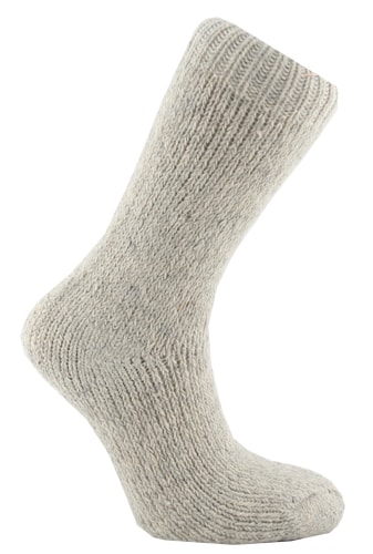 Eskimosokk i Grå Ull