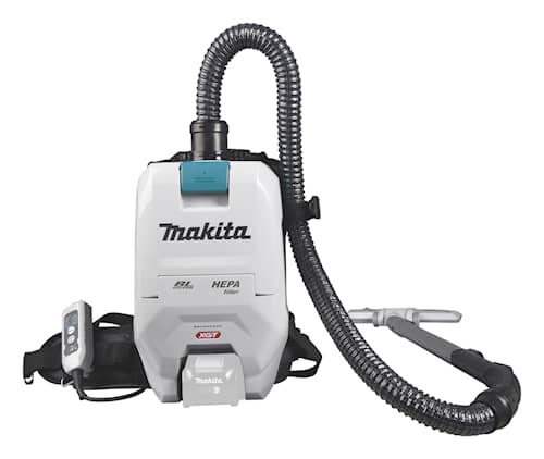 Makita XGT ®VC008G 40V, 2,0L ryggstøvsuger uten batteri og lader