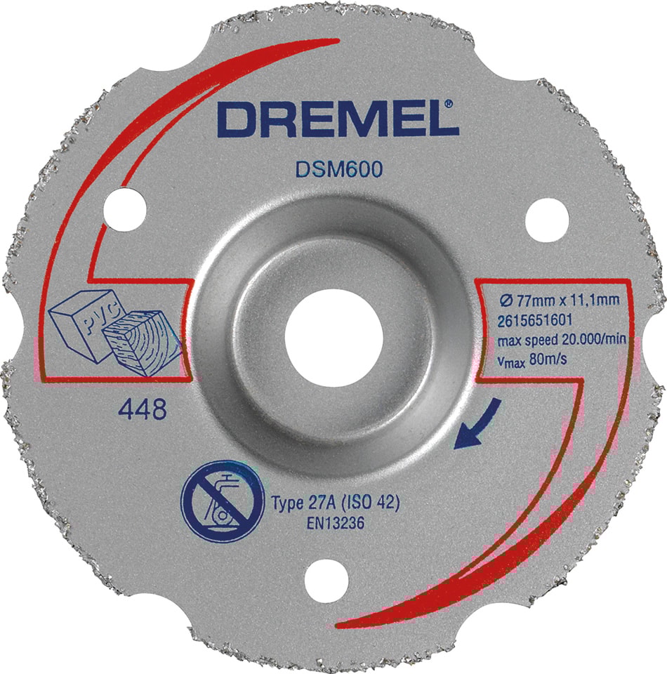 Dremel Slätsågningsskiva DSM600 Universal