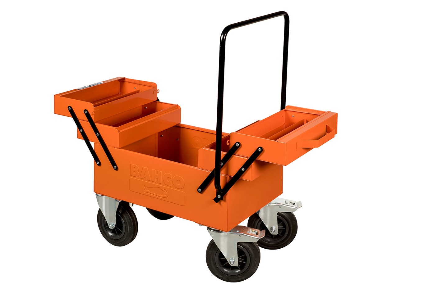 Bahco työkalulaatikko 1497MBW, 640x395x215 mm, teräspelti, pyörillä