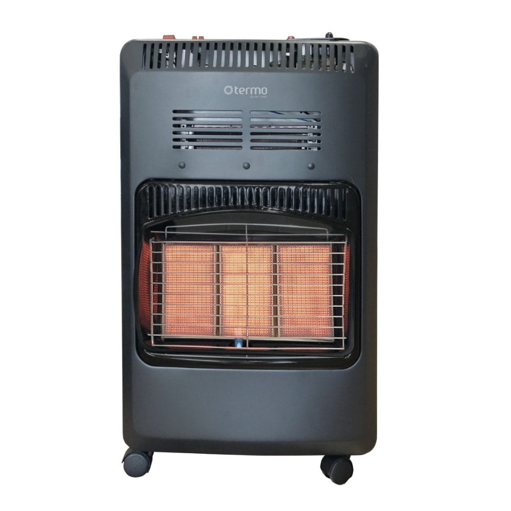 Gasolkamin Kompakt 4200W med fläkt -