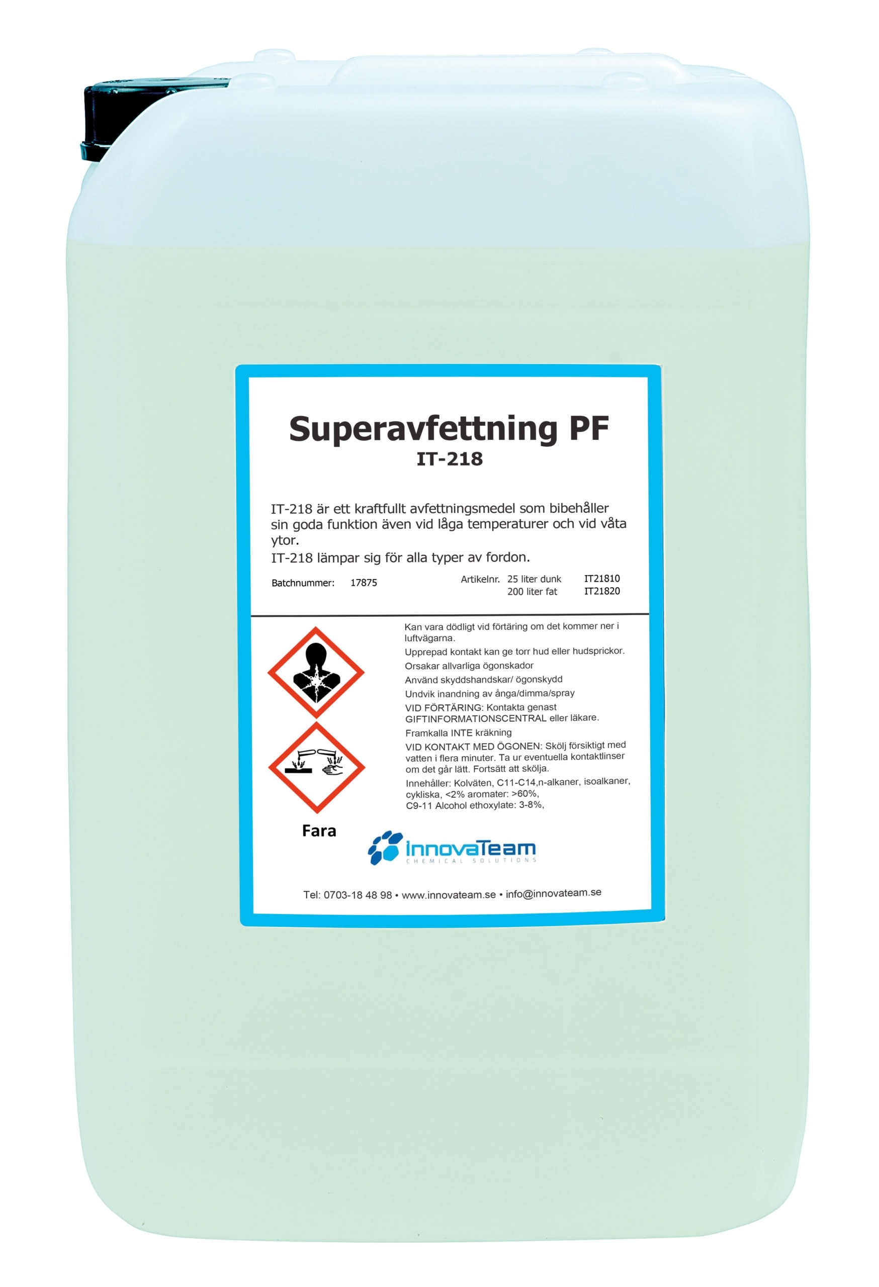 Innovateam Superavfettning Pf 25L