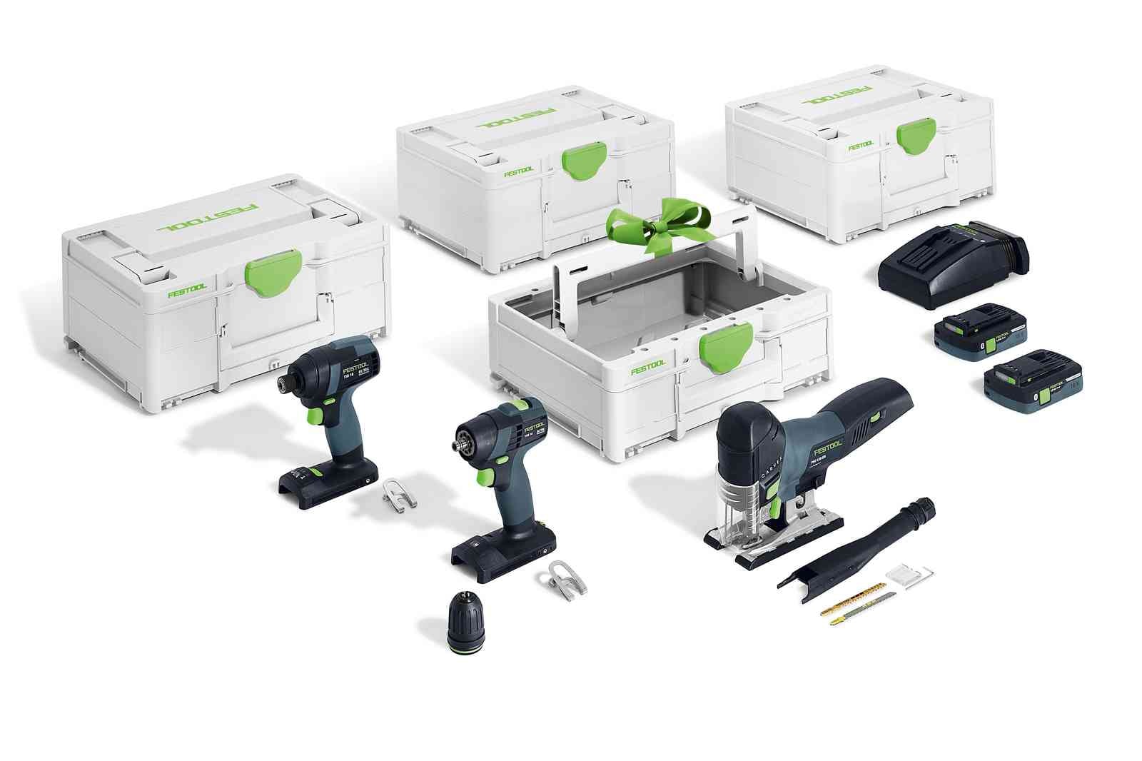 Festool 18V Kombokit Montage TID 18/TXS 18/PSC 420/TB 137