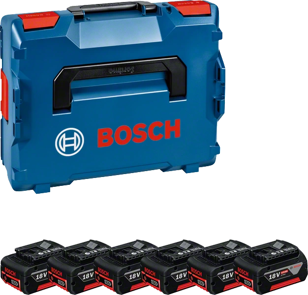 Bosch batteripakke 6X4,0Ah L-BOXX
