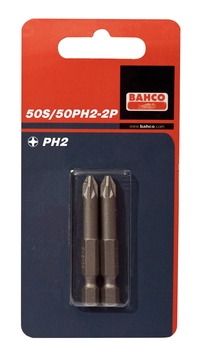 Bahco Bits 59S 1/4'' PH3 50mm 2-pack