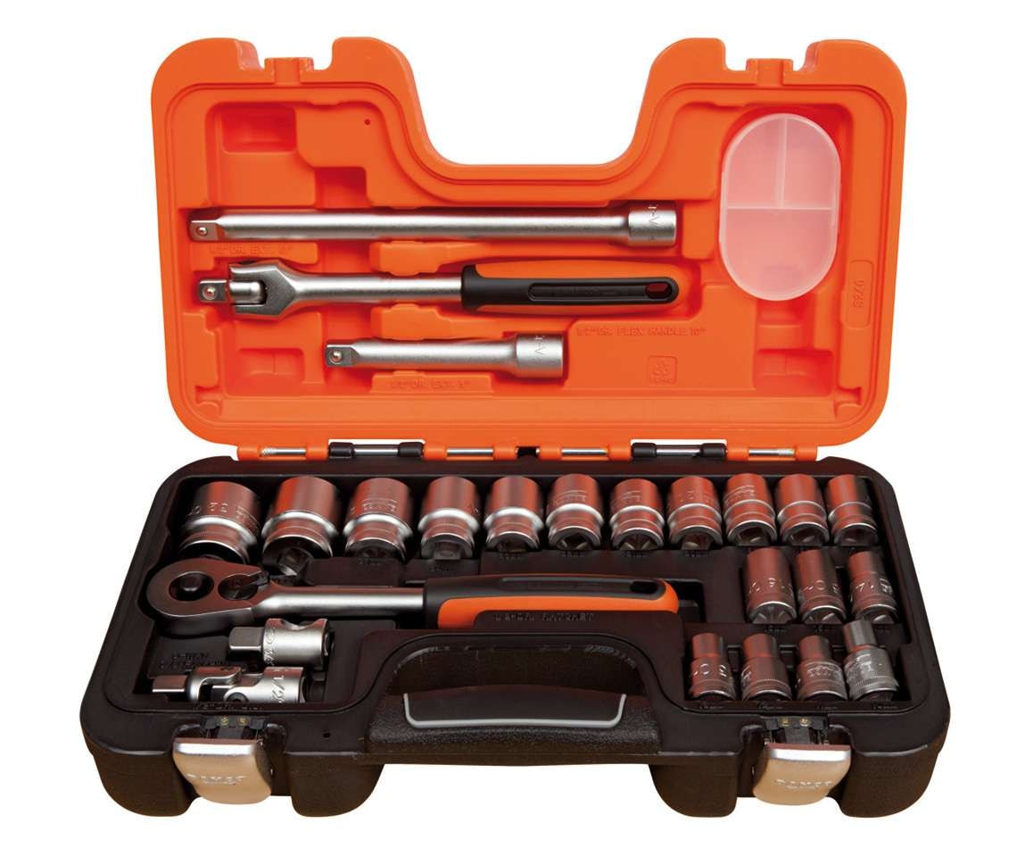 Bahco Hylsnyckelsats S240 1/2'' 24 delar