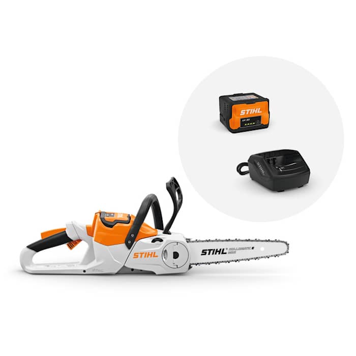 STIHL MSA 70 C-B akkukäyttöinen moottorisaha, sisältää akun ja laturin