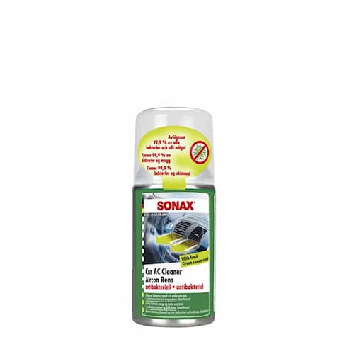 Sonax Car AC Cleaner Green Lemon 100ml, luftfrisker/lugtfjerner