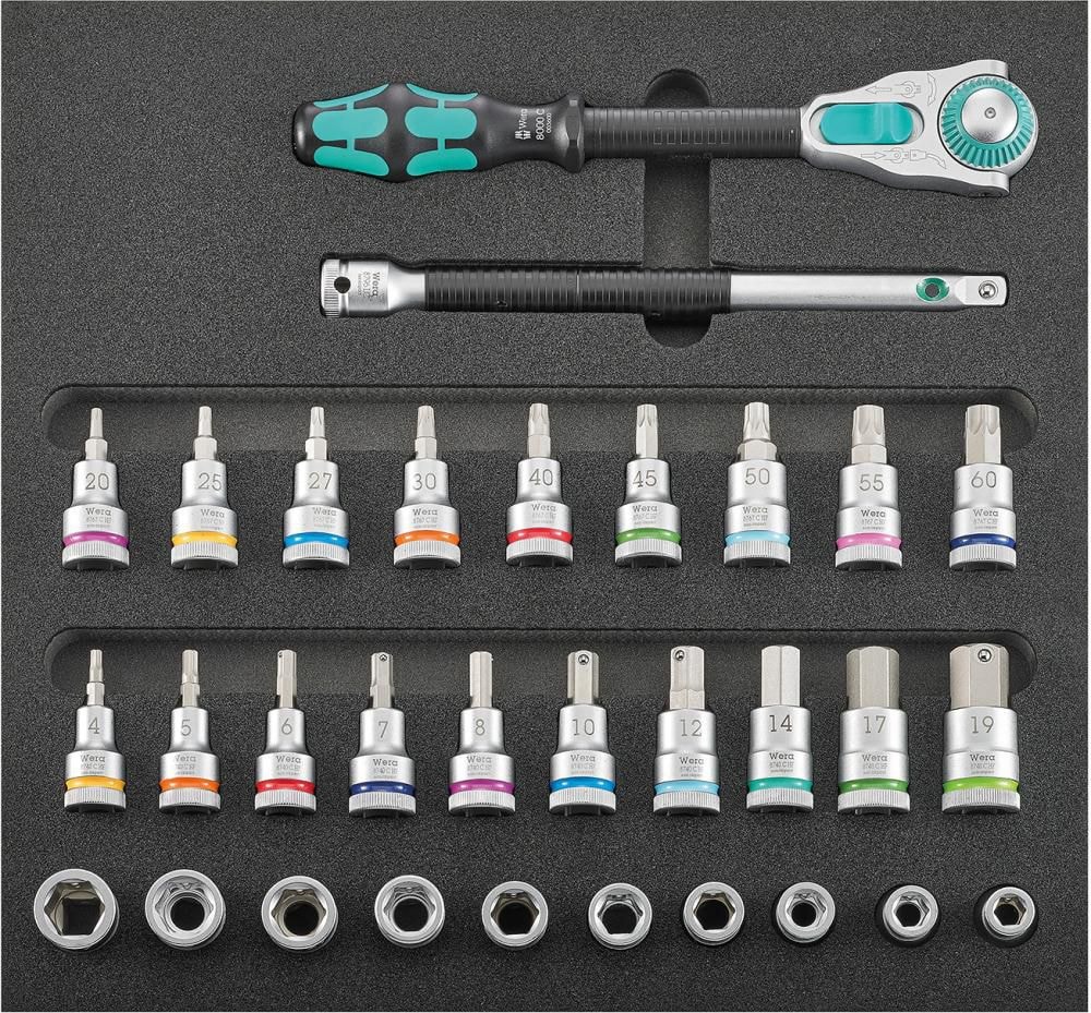 Wera Verktygsinsats 1/3 Hylsnyckelsats 1/2" Zyklop
