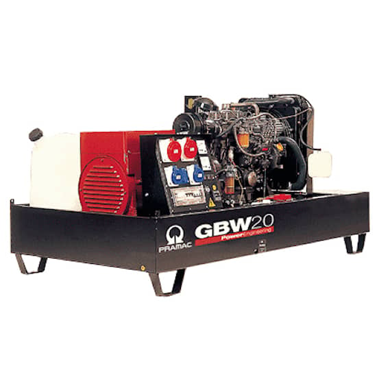 Pramac Generator GBW22P MCP (åben) 3-faset Diesel