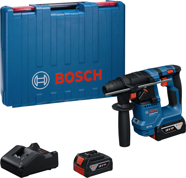 Bosch Borrhammare GBH 18V-18 2X4Ah Case