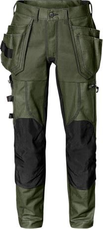 Fristads Byxa Hantverk Stretch 2604 FASG Militärgrön/Svart C148