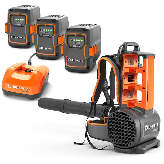 Husqvarna 570iBT Ryggburen Batterilövblås Battierpaket