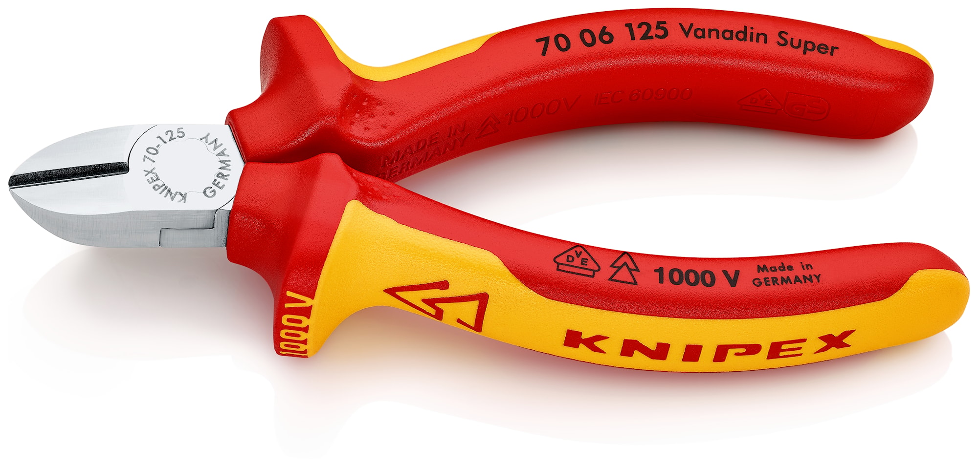 Knipex Sivuleikkurit 7006 VDE, kromatut