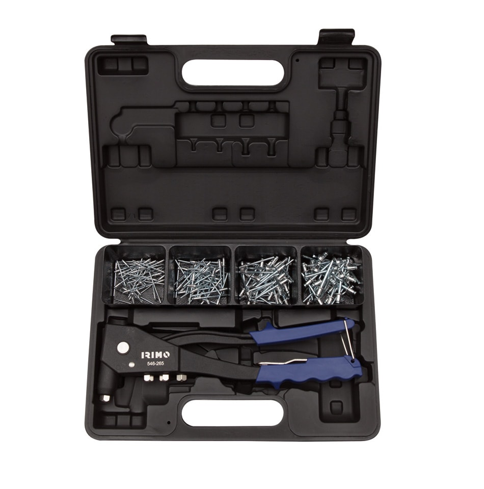 Irimo Vetoniittipihdit 2,4–4,8 mm, sarja (sis. 4x40 niittiä)