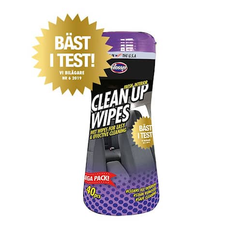 Glosser Wipes Fresh Clean-Up 40-pack