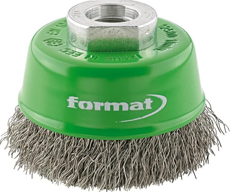 Format Aksiaaliharja M14 0,30 mm, aaltoileva, ruostumaton teräs