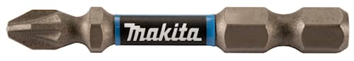 Makita Impact Premier bits, PZ2, 50 mm, 1/4", 10 stk PZ2, 50 mm, 1/4", 10 stk