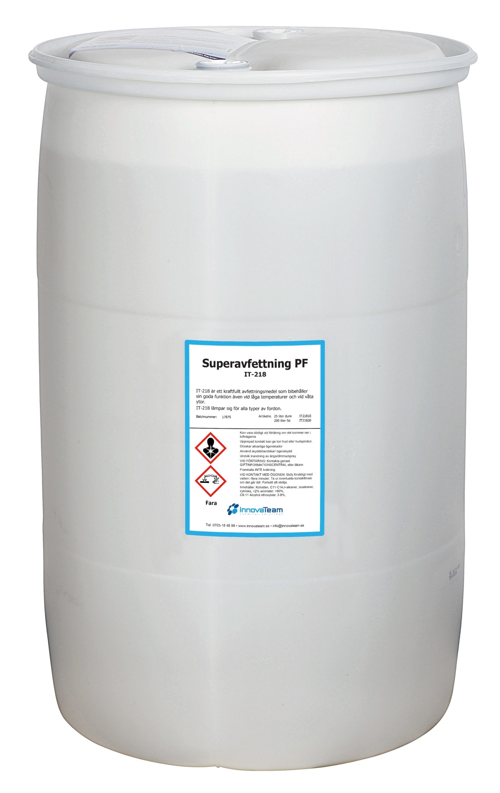 Innovateam Superavfettning Pf 200L