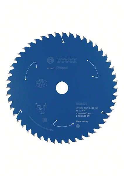 Bosch Expert for Wood-sirkelsagblad for batteridrevne sager 184x1,6/1x20 T48