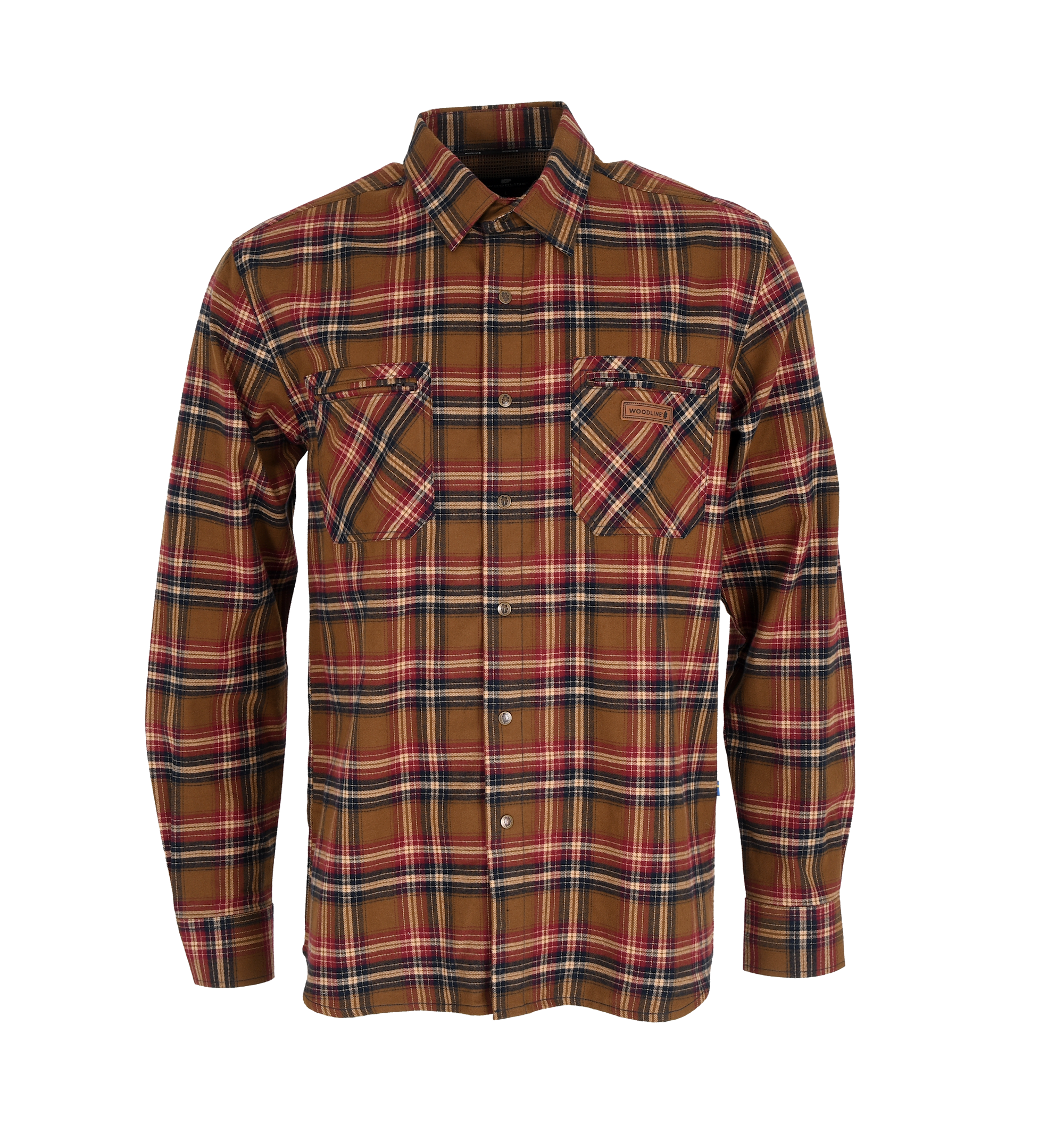 Woodline Dunker Nätfodrad Flanellskjorta Herr