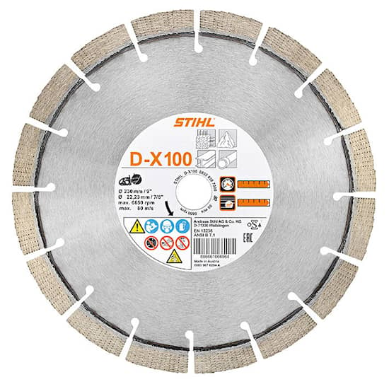 Stihl Diamantkapskiva universal, Ø 230 mm D-X100 till TSA 230