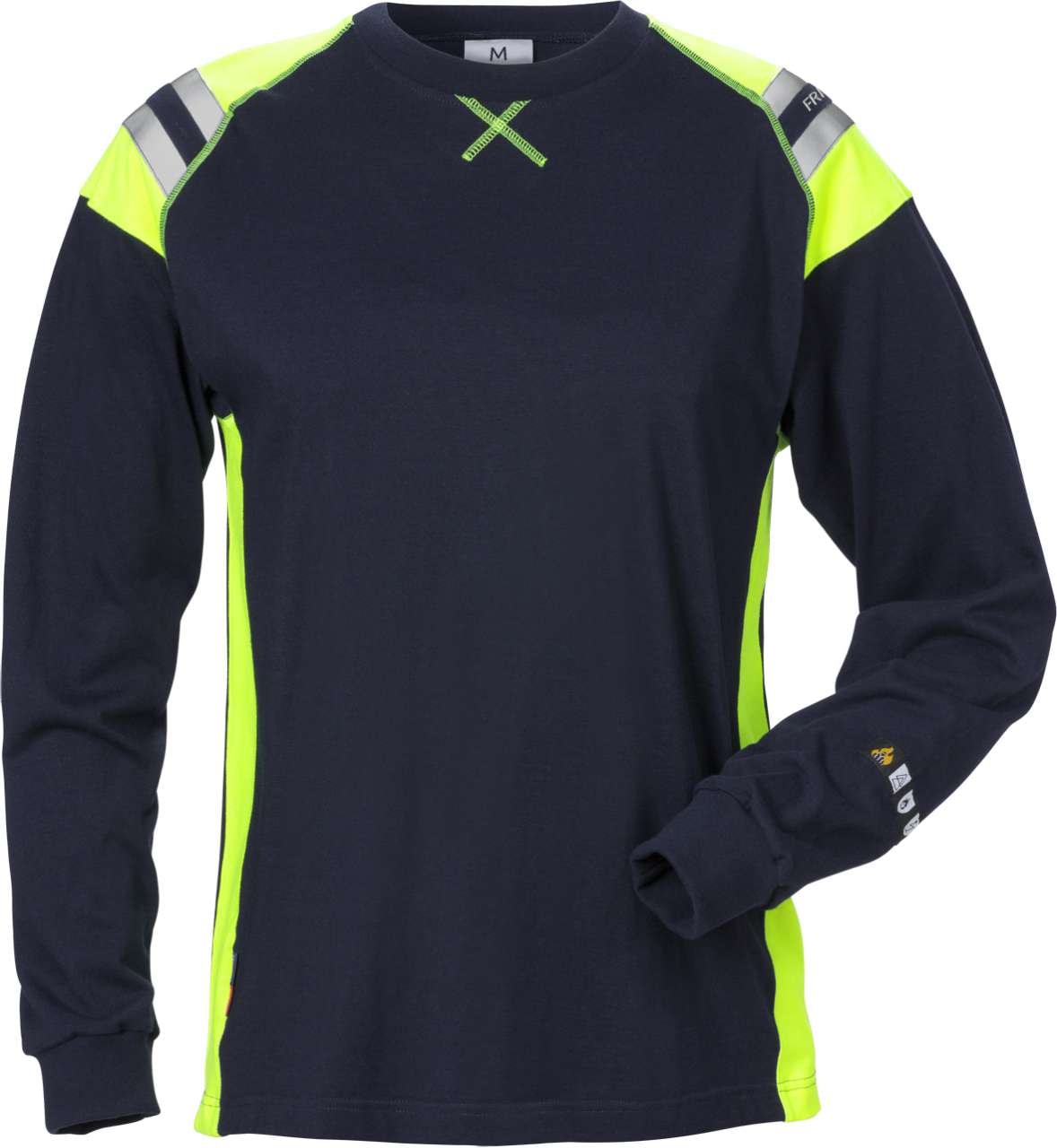 Fristads T-shirt Flamestat Dam 7098 TFLH Klass 3 Marin 3XL