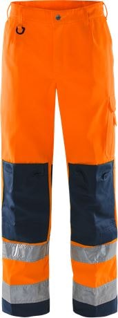 Fristads Byxa Varsel Kl 2 2001 TH Orange/Marinblå D92 -