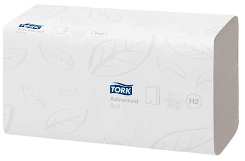 Tork Papirhåndklæde H2 Xpress Advanced 120289, 2-lags, Hvid 3780-pak
