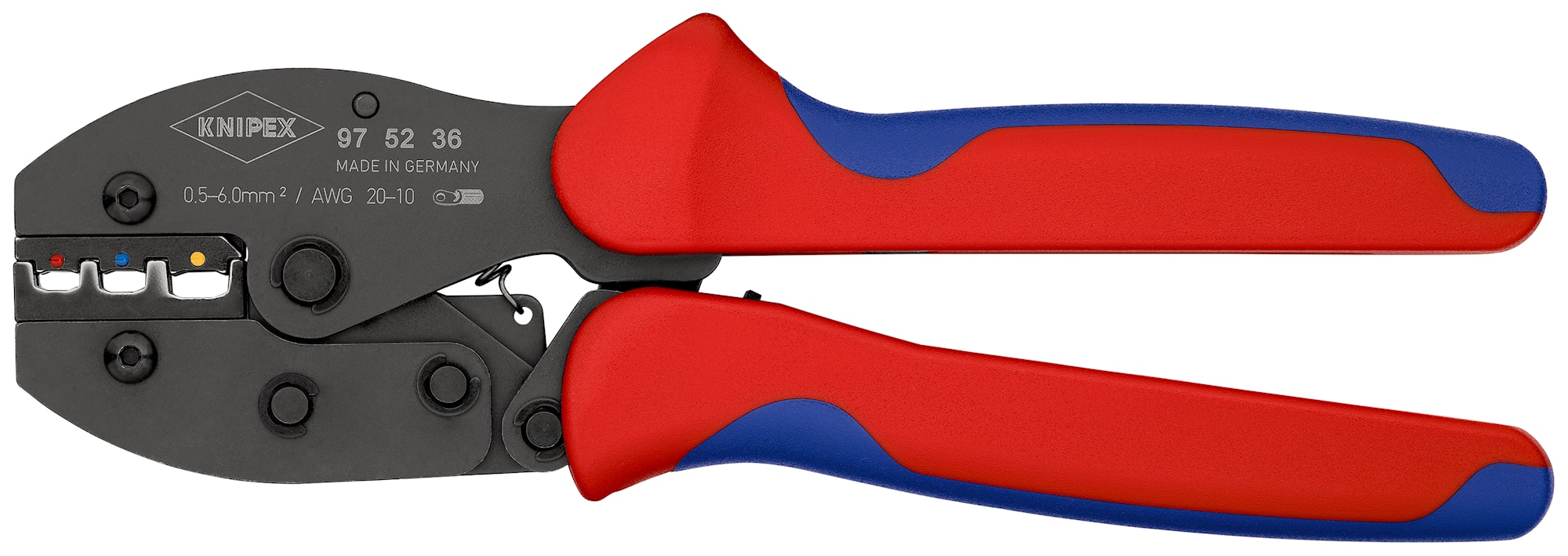 Knipex Presstång 975236 PreciForce 220mm 0,5-6mm², för isolerade kabelskor