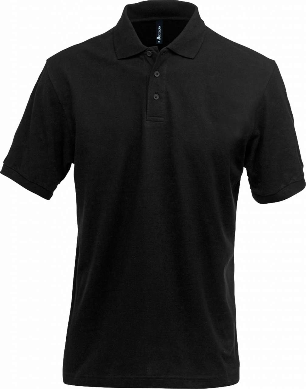 Acode Pikétröja heavy 1724 PIQ Svart 4XL