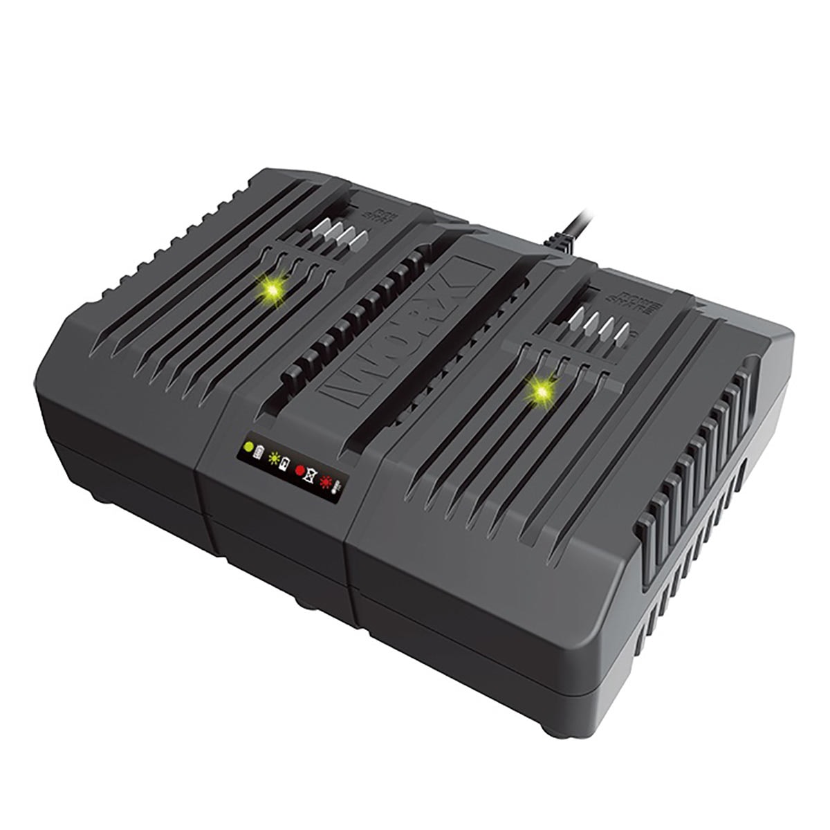 Worx Lader dobbel 20V 4Ah WA3883