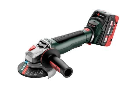 Metabo Vinkelslip WPB 18 LT BL 11-125 Quick inklusive 2x5,5Ah batterier och laddare