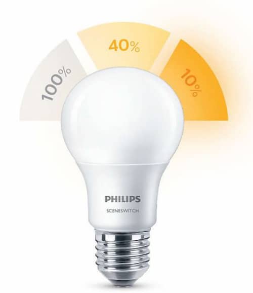 Philips Lampa 3STEG LED 8-5-2W E27 matt