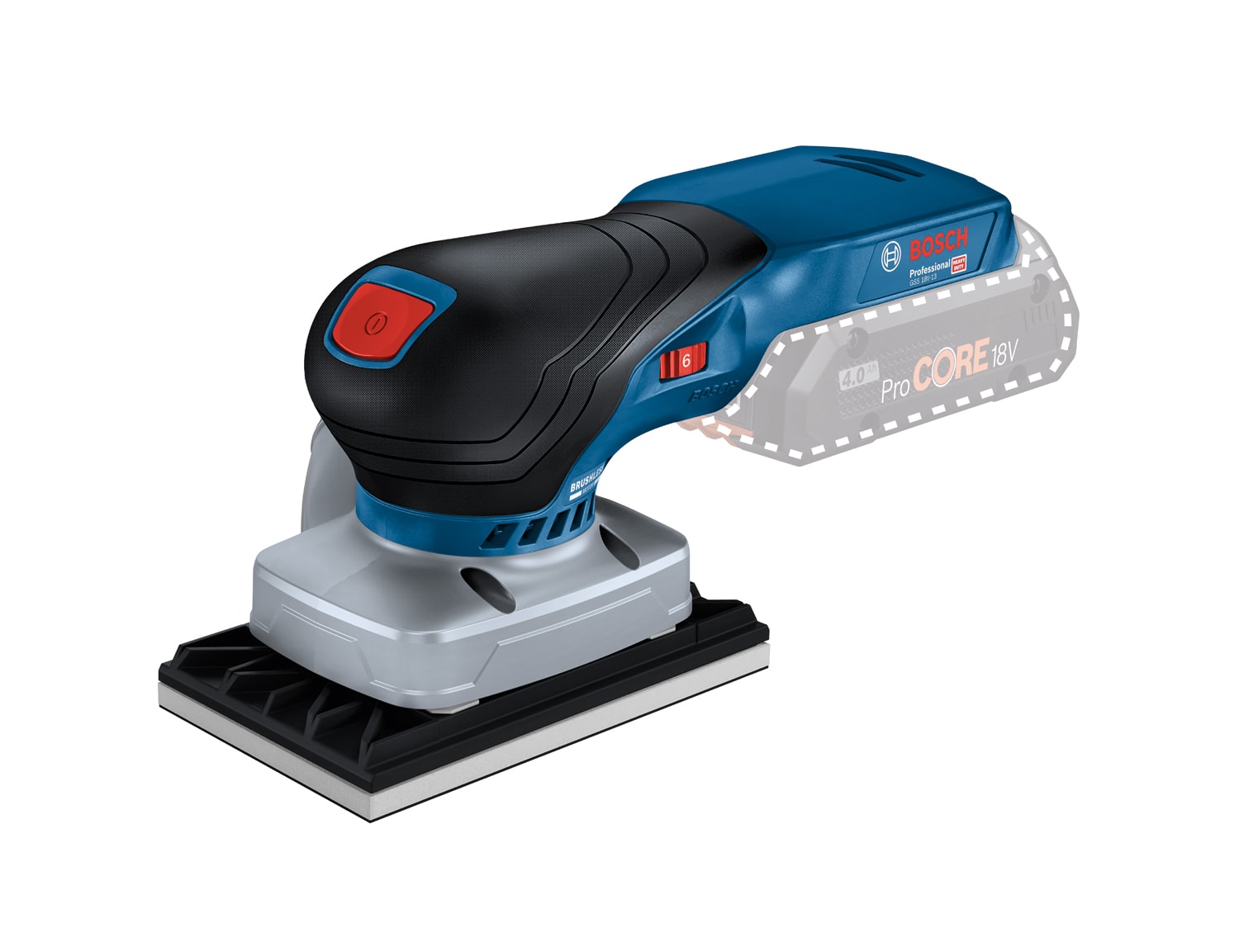 Bosch Planslip GSS 18V-13 utan batteri och laddare