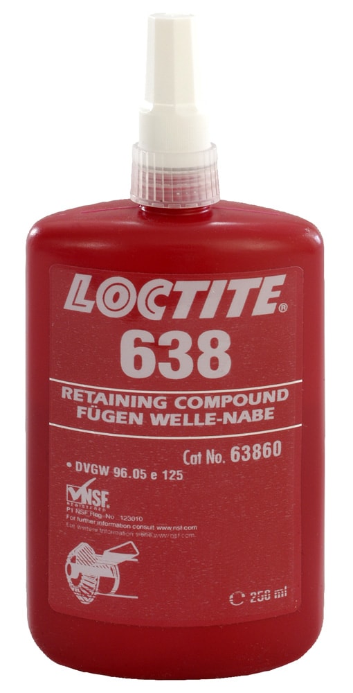 Loctite Cylindrisk fastsättning 638 50 ml Flaska