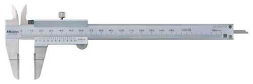 Mitutoyo Nonieskjutmått 536-134 0-150mm, 0,05mm tunna hårdmetallbel. skänklar