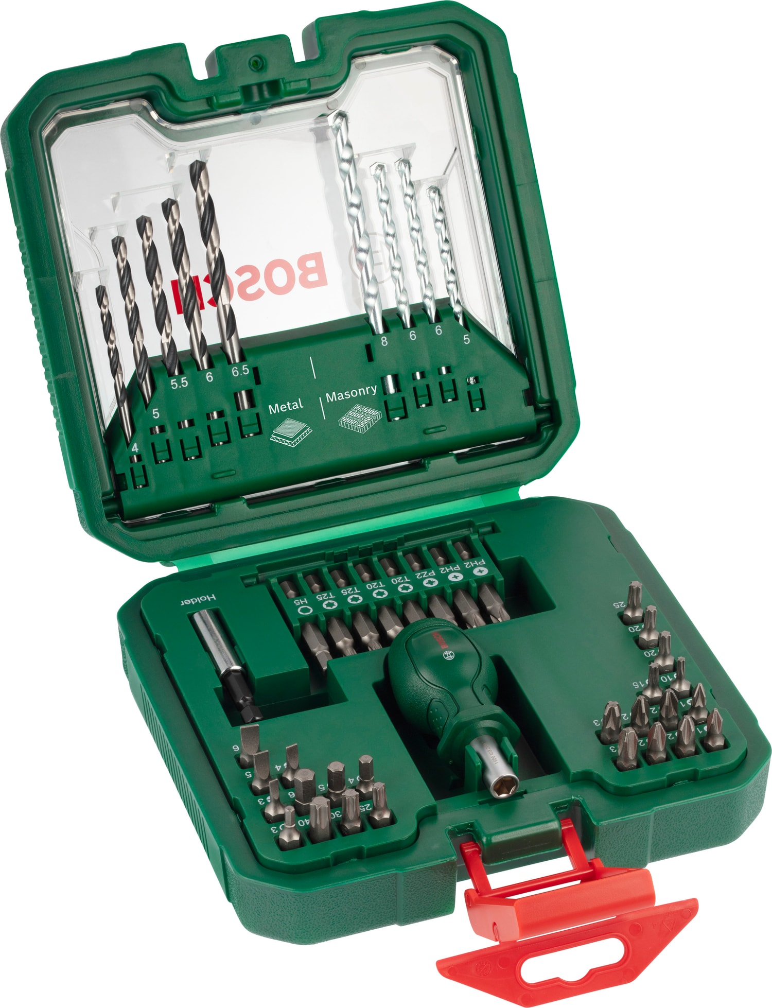 Bosch Borr-/Bitsset Mixed S 43 Delar