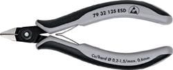 Knipex Precisions-Elektronikavbitare 7932125ESD 125mm, mycket liten fasett, spetsigt huvud