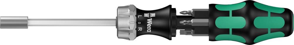 Wera bits-/skruemeiselsett Kraftform Kompakt 27 RA 1, Slot/PH/PZ 6 stk